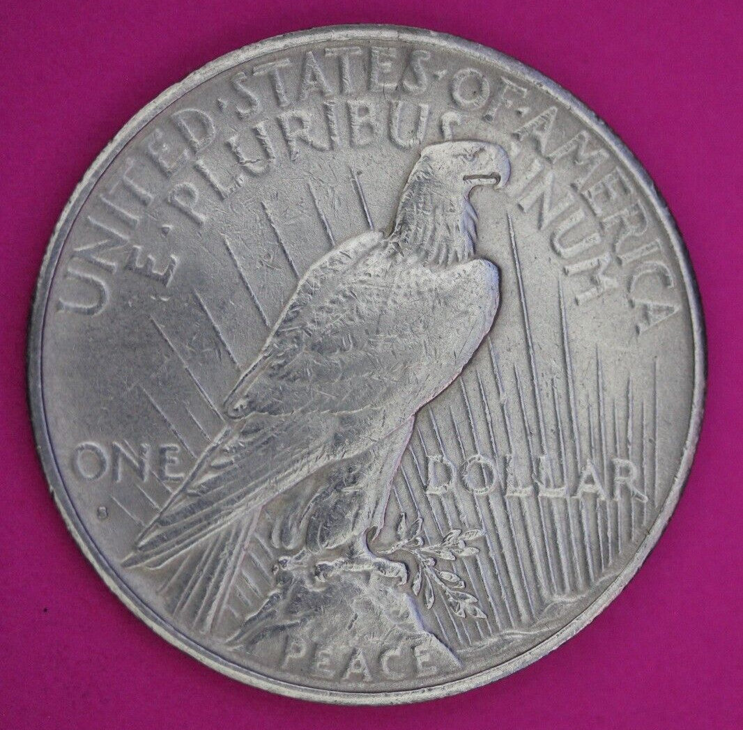 1935 S Liberty Peace Silver Dollar Scarce Semi Key Date San Francisco Coin 28