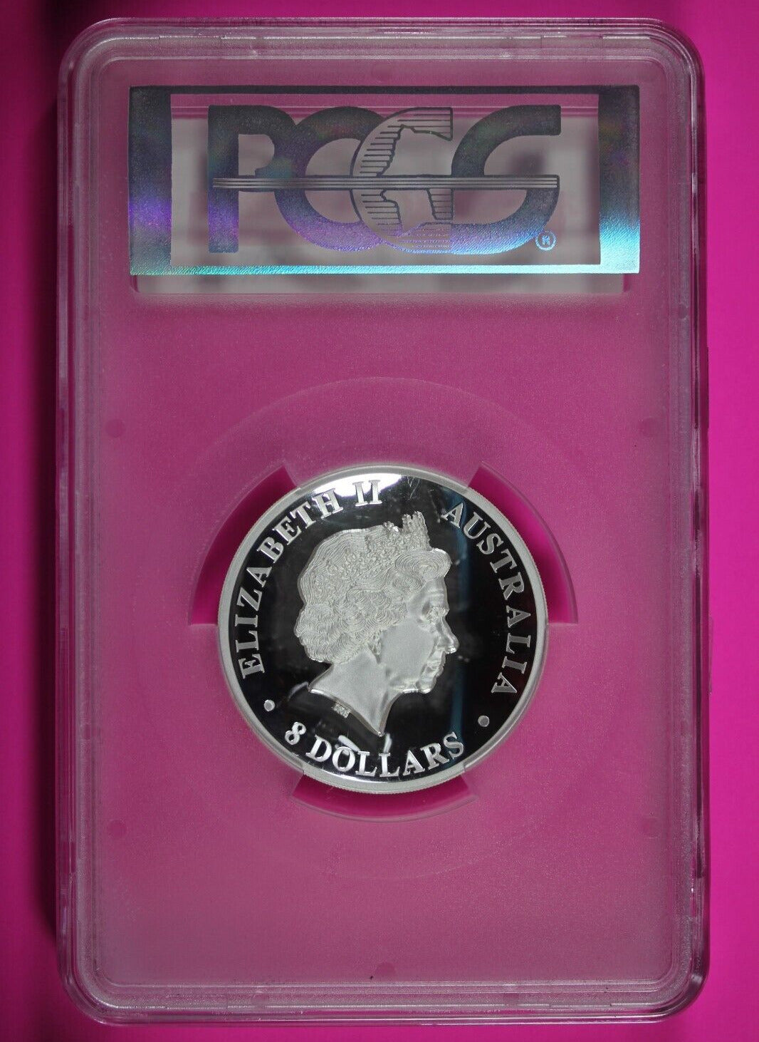 2014 PR 69 DCAM 5 Ounces Silver Proof Australia Wedge Tailed Eagle PCGS 7001