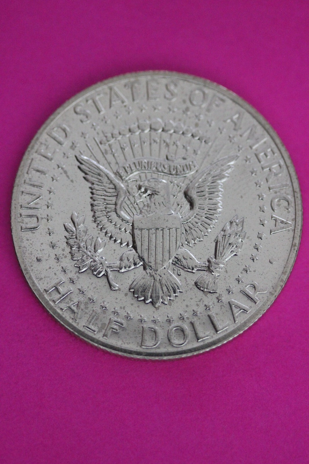 Accented Hair 1964 Proof John F Kennedy Silver Half Dollar Milk Spots N466