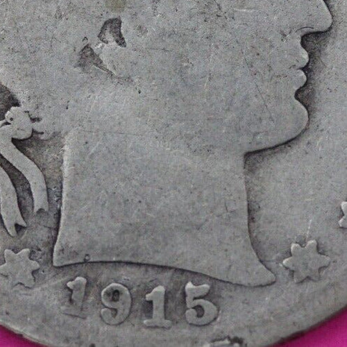 1915 S Barber Liberty Silver Quarter Scarce Semi Key Date Exact Coin Shown 68