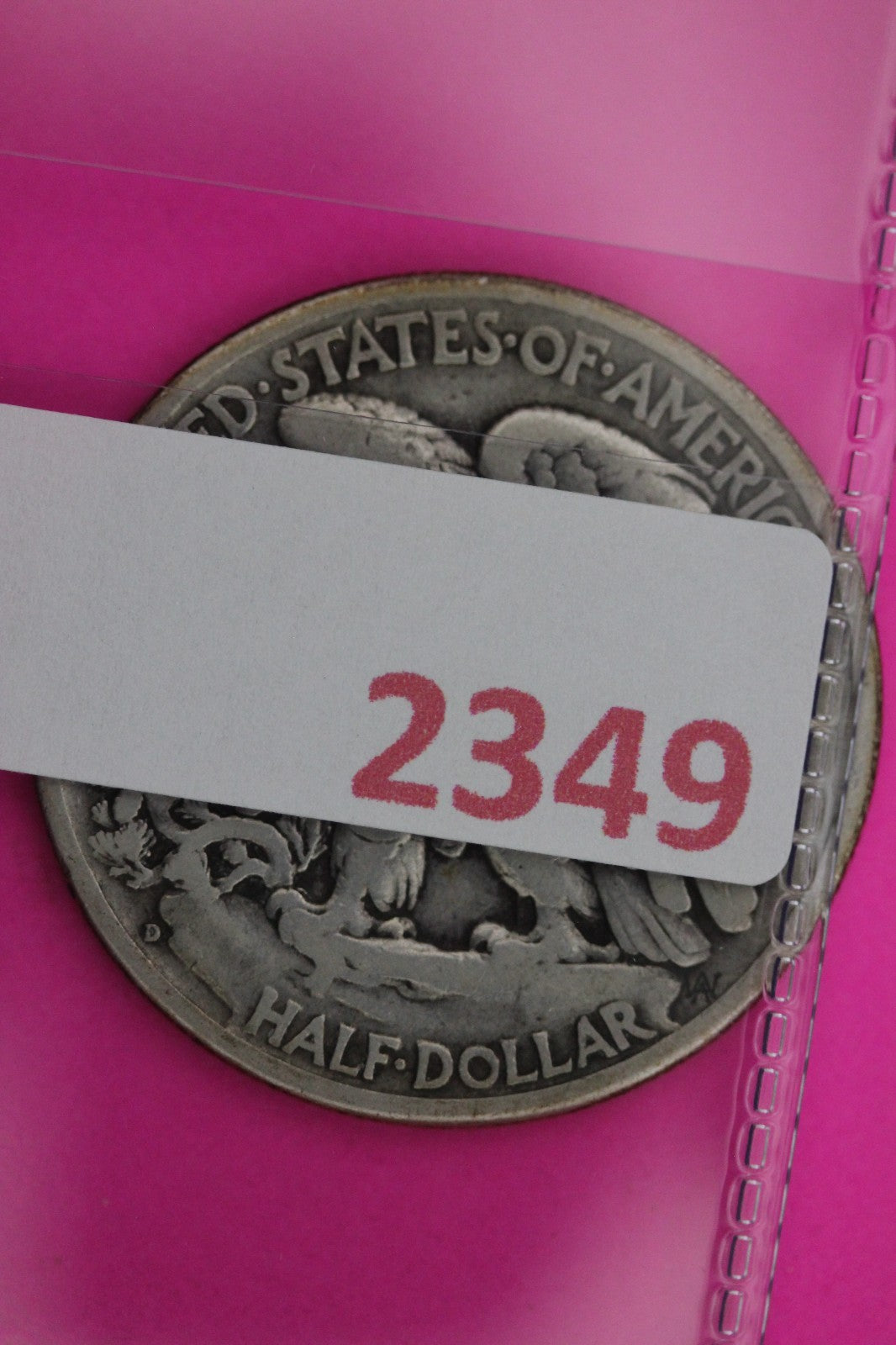 1938 D Walking Liberty Silver Half Dollar Guaranteed Authentic Genuine Coin 2349