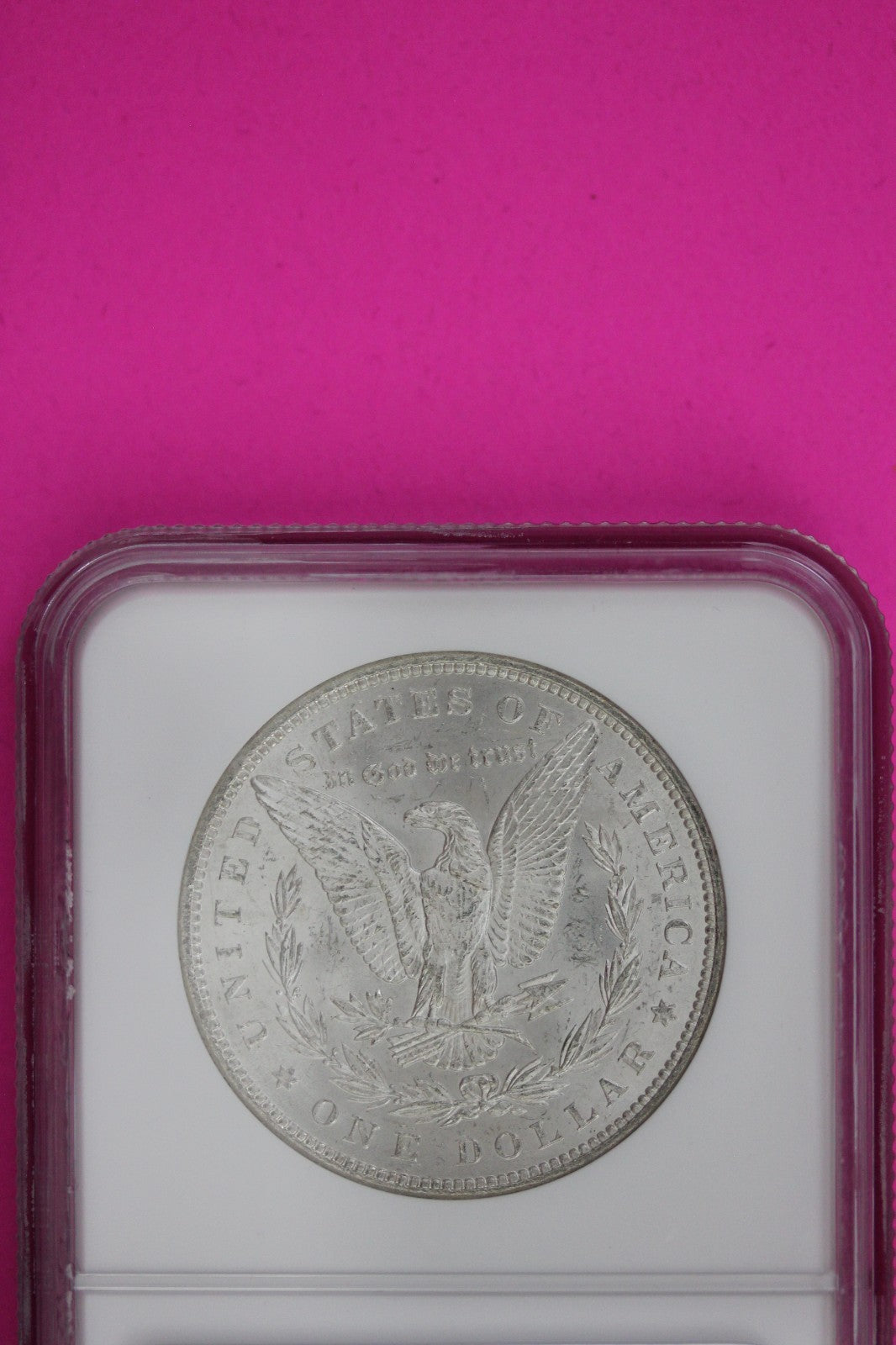 1883 P MS 63 Liberty Morgan Silver Dollar Coin NGC Certified Authentic Slab 1377