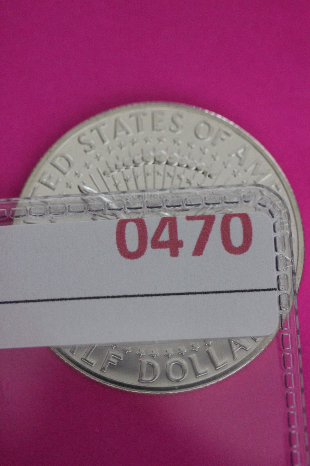 Accented Hair 1964 Proof John F Kennedy Silver Half Dollar Milk Spots N470
