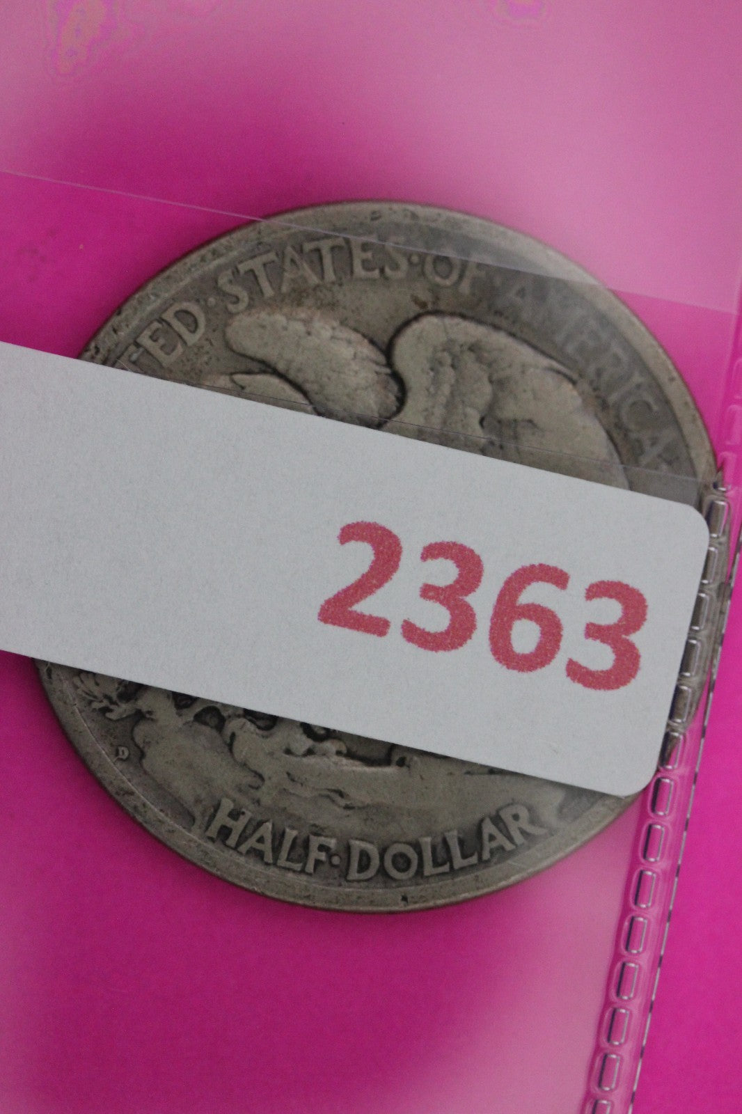 1918 D Walking Liberty Silver Half Dollar Guaranteed Authentic Genuine Coin 2363