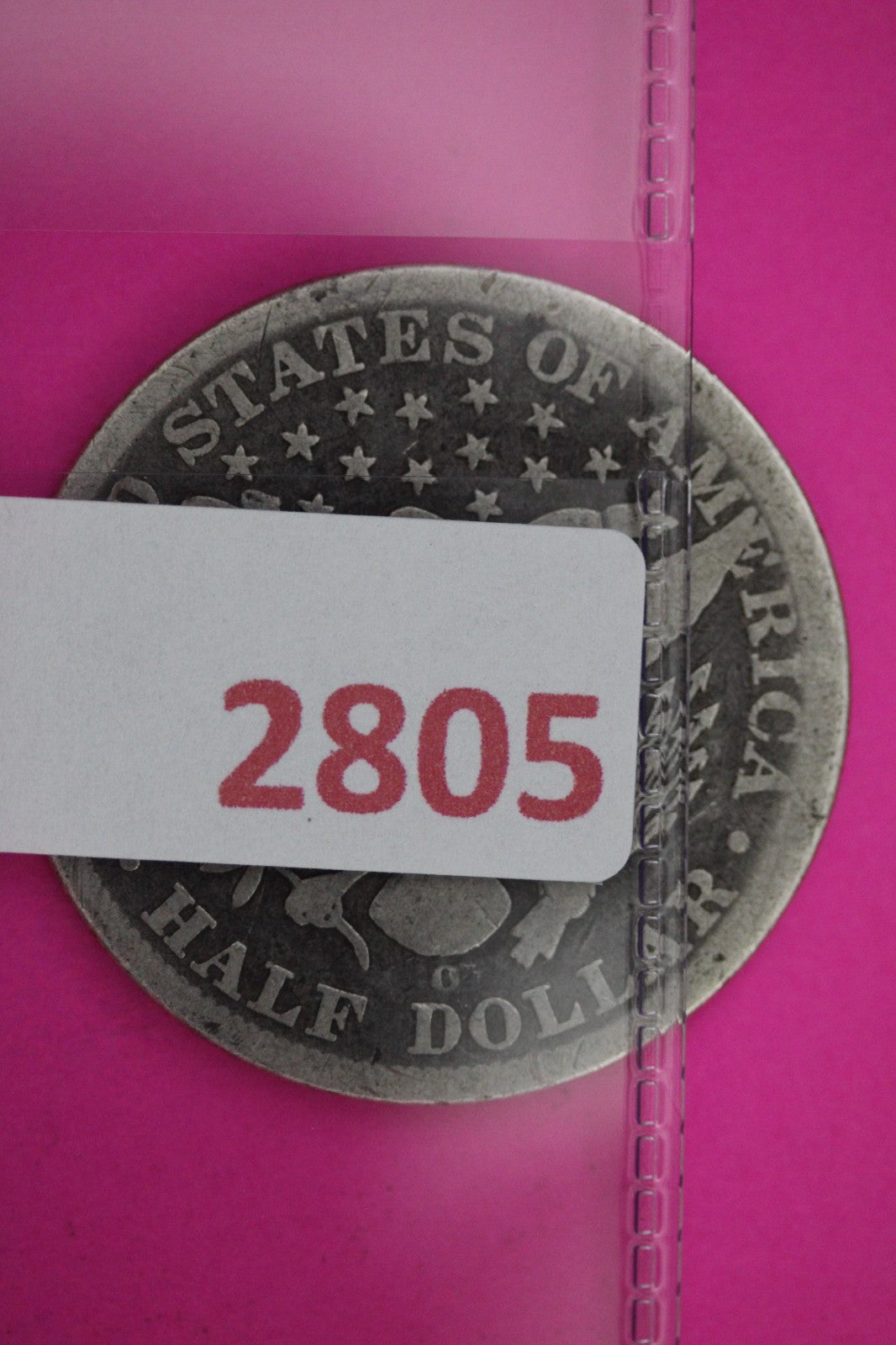 1896 O Barber Liberty Half Dollar Silver Exact Coin Shown Low Grade Filler 2805