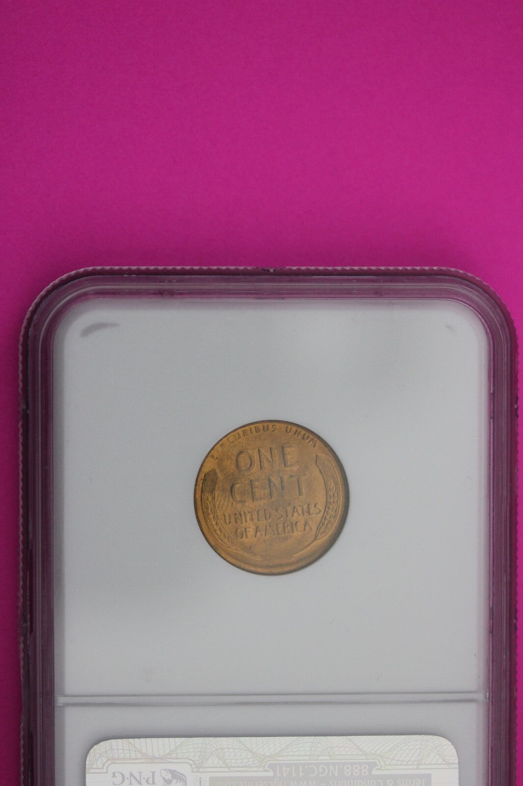 1936 P MS 65 RD Lincoln Wheat Cent Penny NGC Graded Certified Authentic Slab 54