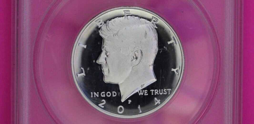 2014 P PR 70 Proof Silver 50th Anniversary Kennedy Half Dollar ANACS Graded 625