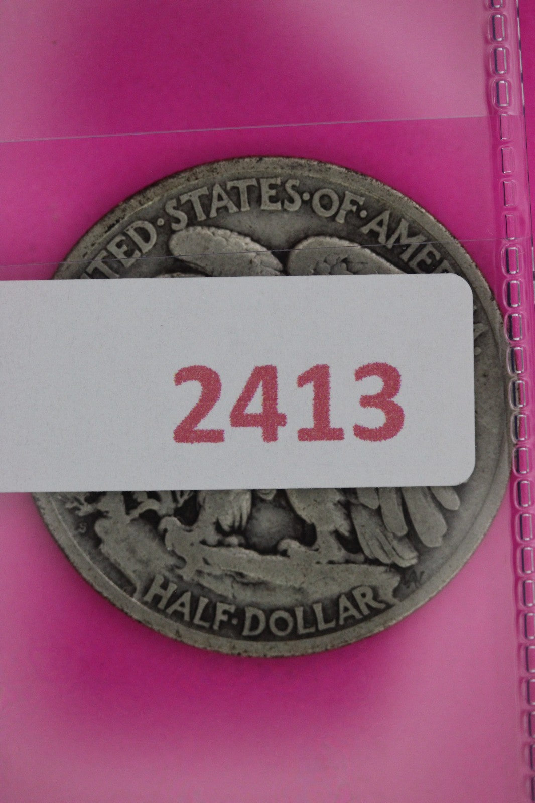 1918 S Walking Liberty Walker Half Dollar Coin Guaranteed Authentic Genuine 2413