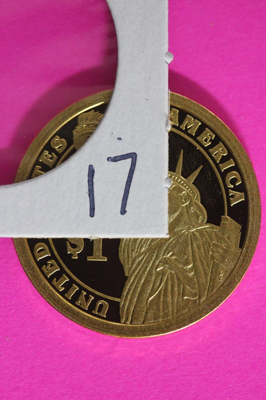 Proof 2012 S Grover Cleveland 1 Presidential Dollar DCAM Exact Coin Shown TOM 17