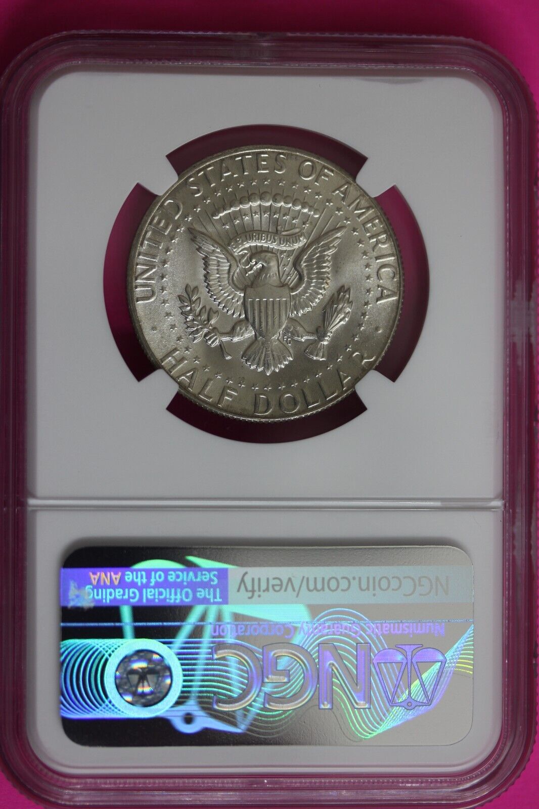 1969 D MS 64 Kennedy Half Dollar NGC Graded Certified Authentic Slab Silver 1381