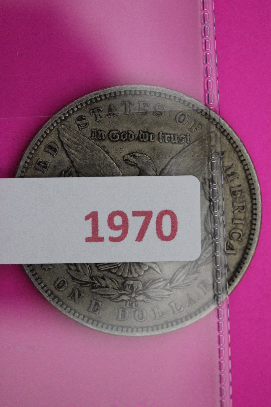 1890 CC Morgan Silver Dollar Coin Guaranteed Authentic USA American Seller 1970