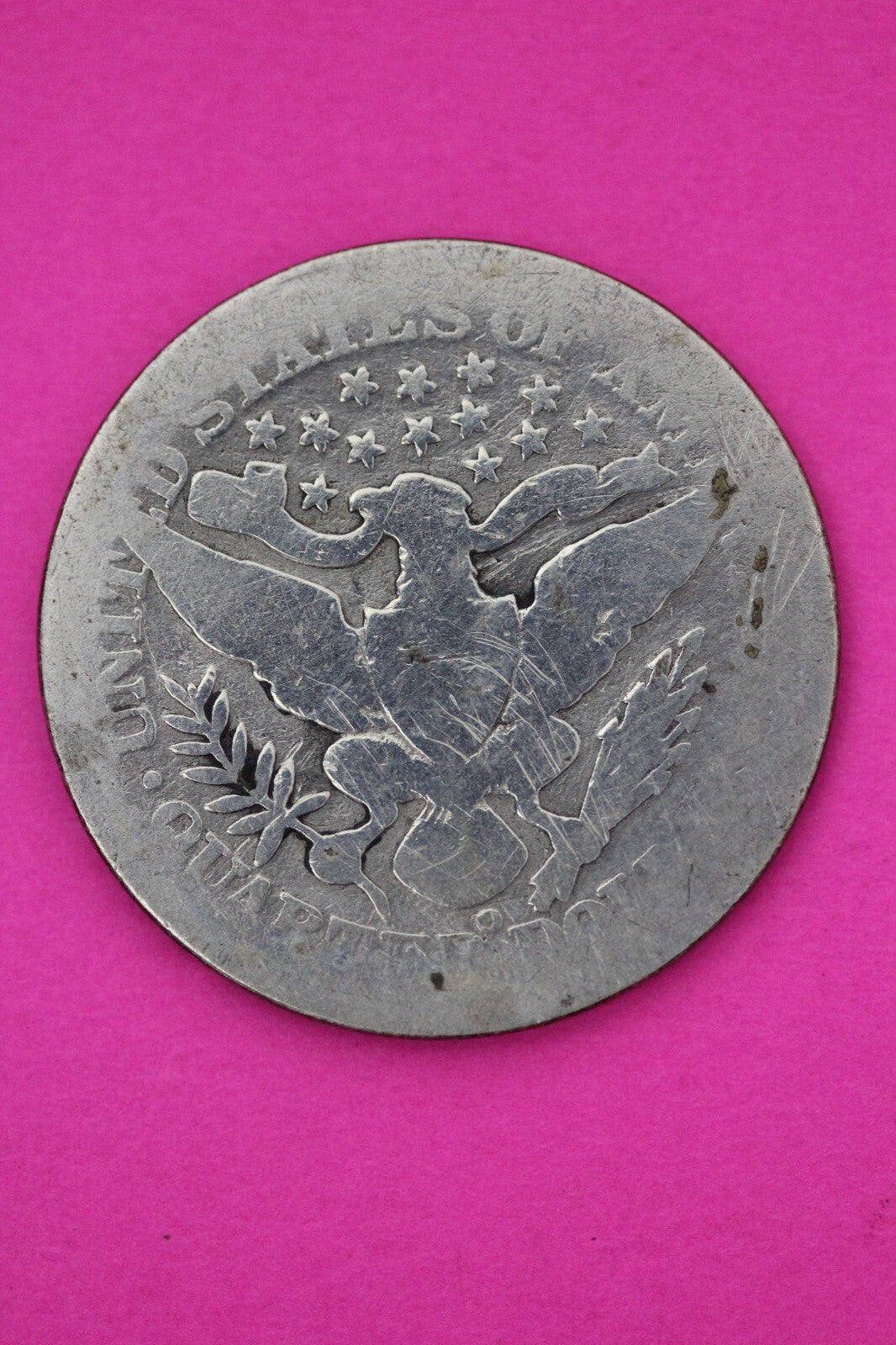 1897 O Barber Liberty Silver Quarter Scarce Semi Key Date New Orleans Mint 78