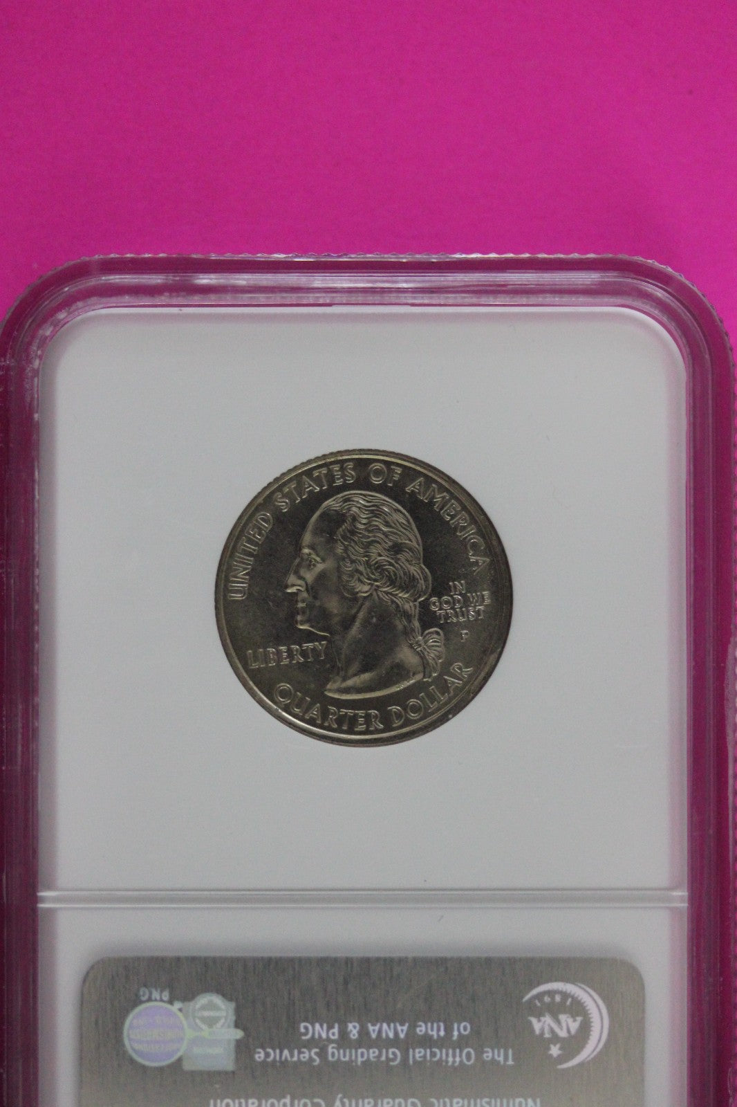 Mint Error Reverse Die Break 2005 P MS 62 West Virginia Quarter NGC Graded 164