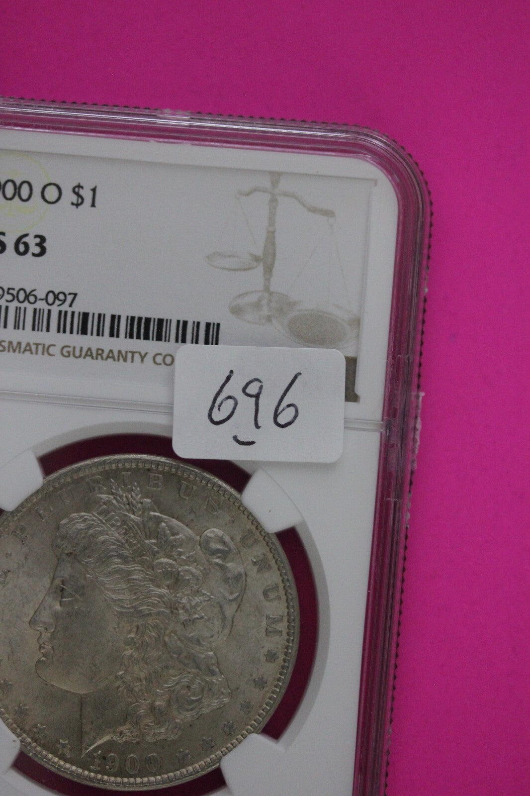 1900 O MS 63 Liberty Morgan Silver Dollar NGC Certified Graded Authentic 696
