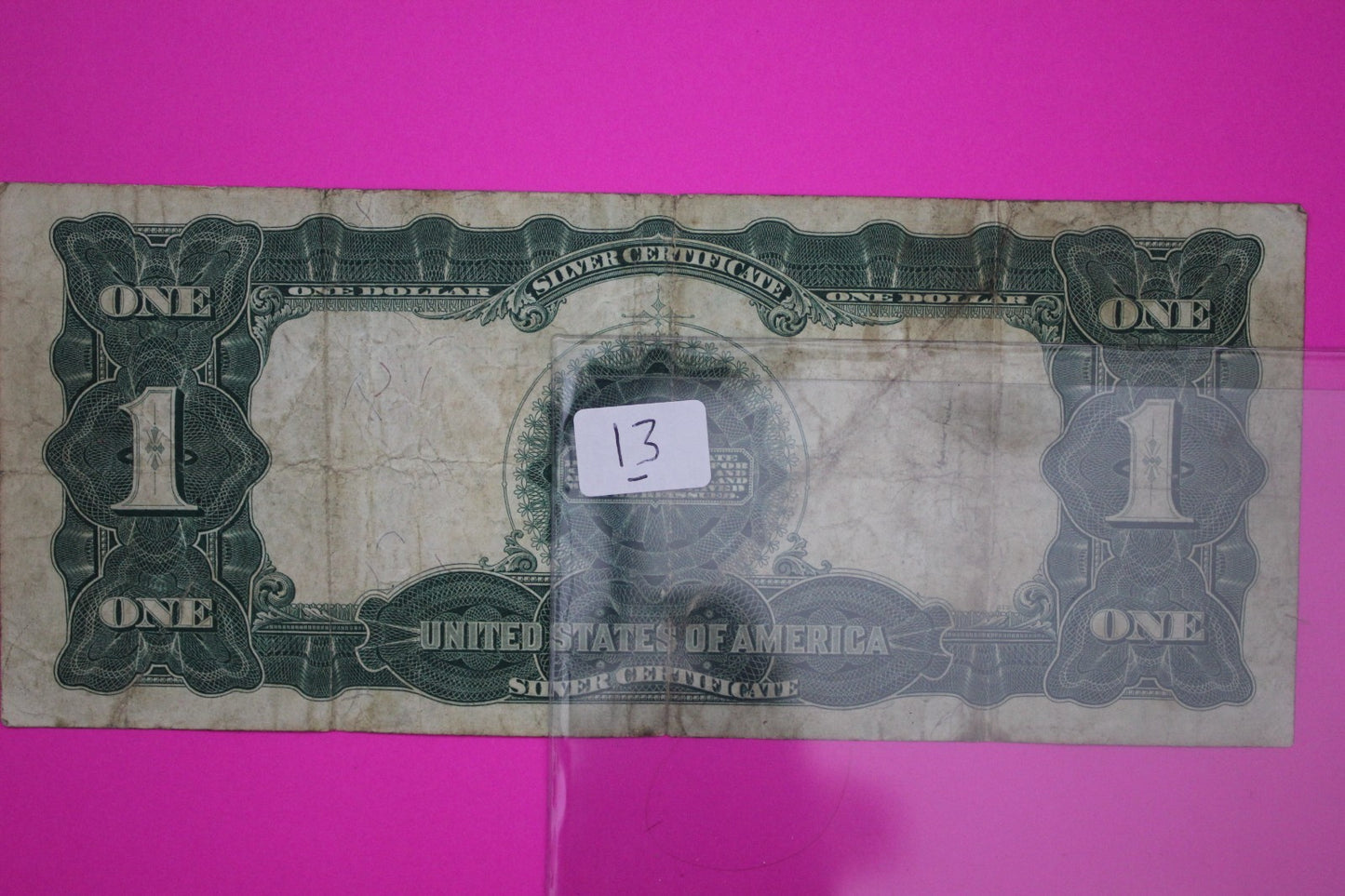 1899 $1 One Dollar Black Eagle Silver Certificate FR 236 Guaranteed Authentic 13