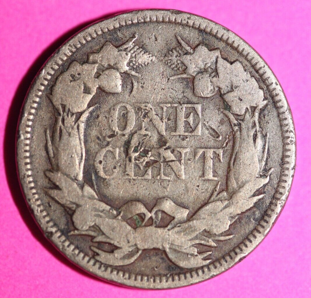 1858 Flying Eagle Cent Penny Exact Scarce Early Type Exact Coin as Pictured 146