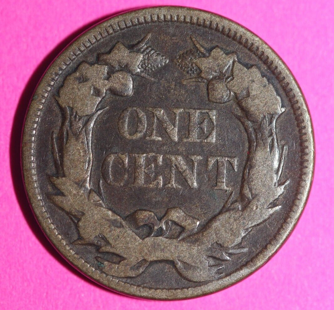 1858 Flying Eagle Cent Penny Exact Scarce Early Type Exact Coin as Pictured 94