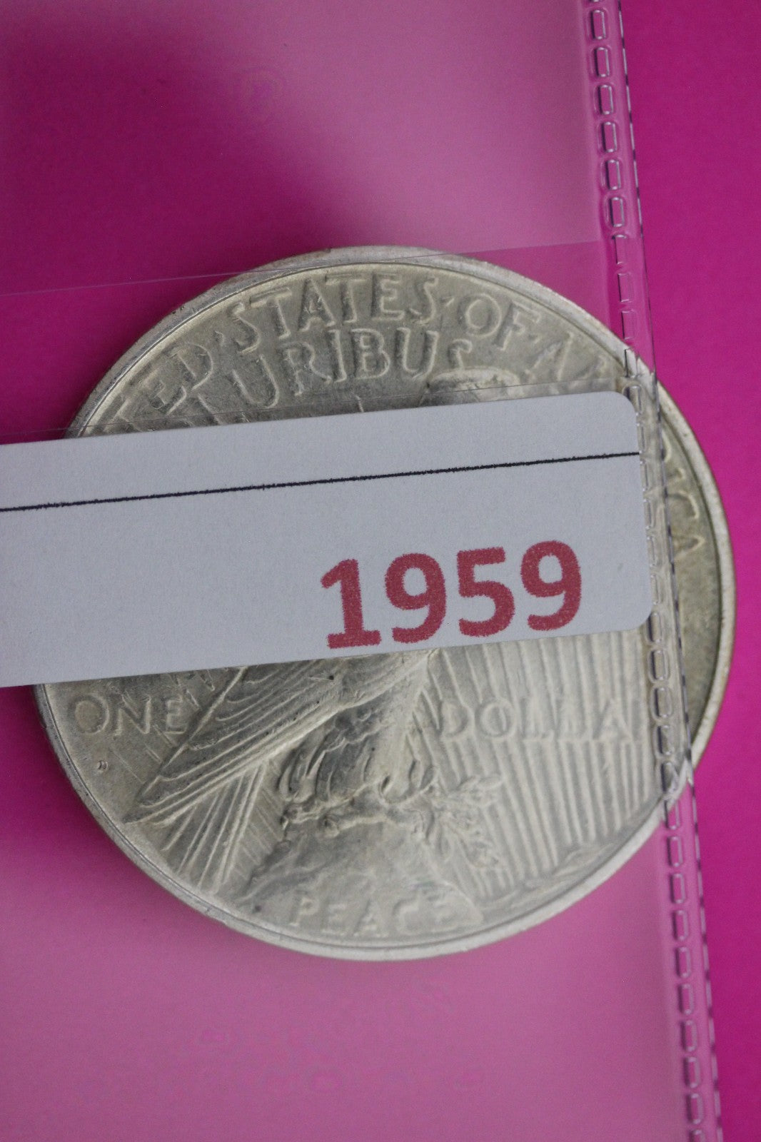 1934 D Peace Silver Dollar LIberty Coin Guaranteed Authentic U.S.A. Seller 1959