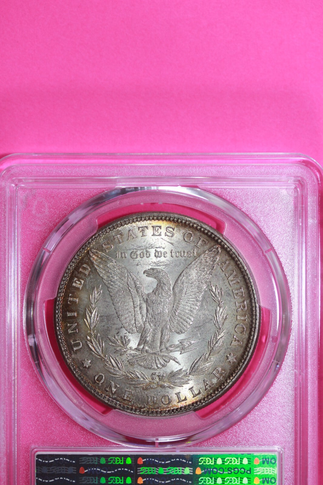 Nicely Toned 1882 P MS 63 Liberty Morgan Silver Dollar PCGS Certified Slab 760