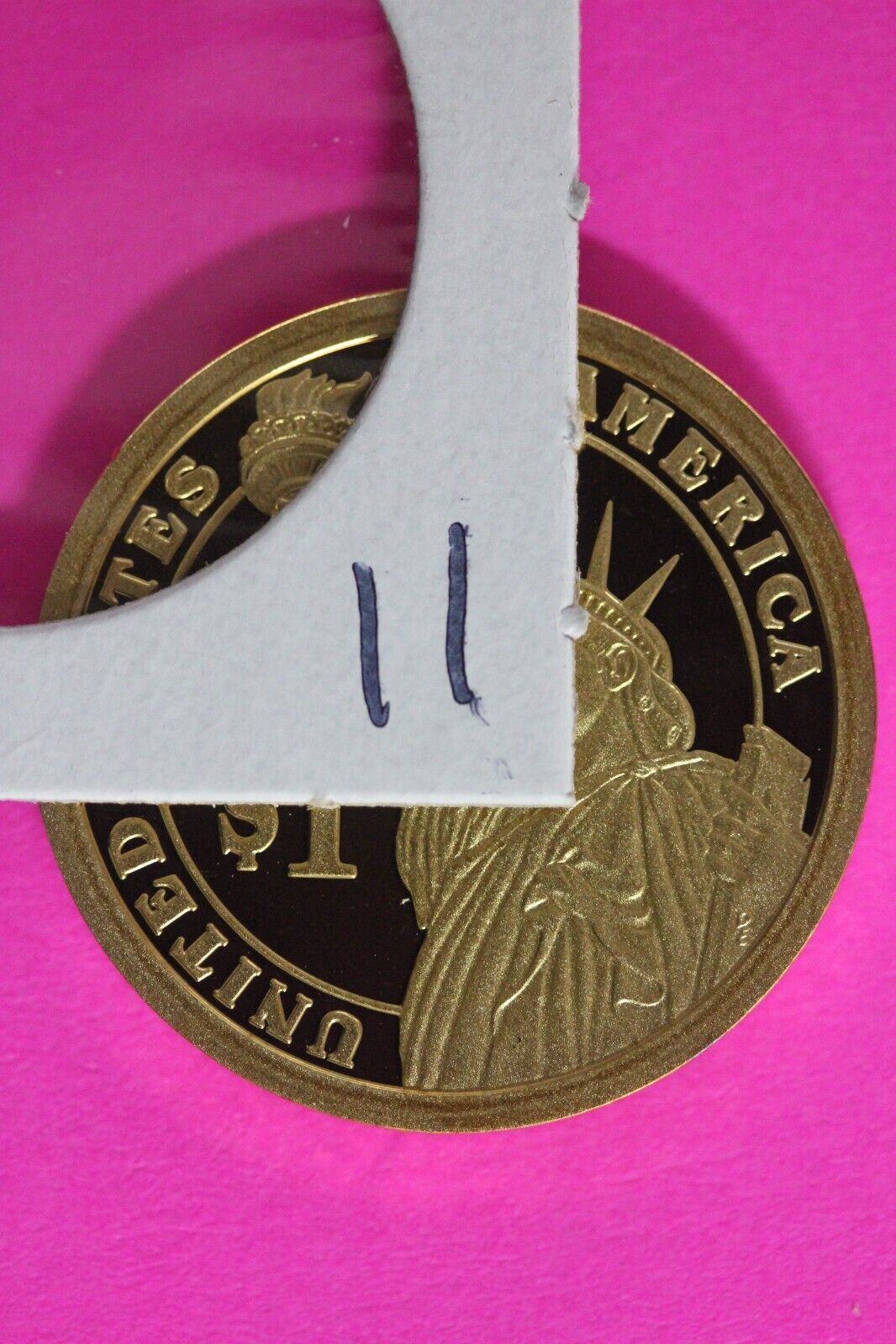 Proof 2012 S Grover Cleveland 1 Presidential Dollar DCAM Exact Coin Shown TOM 11