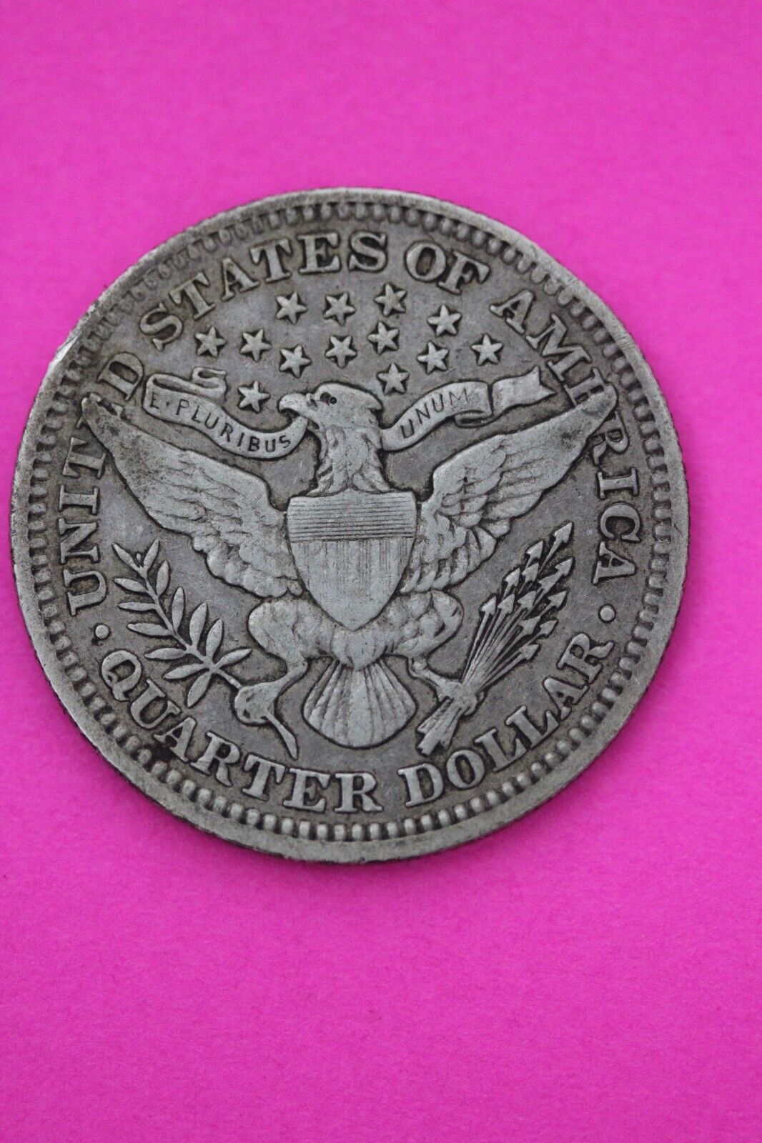 1909 P Barber Liberty Silver Quarter Scarce Semi Key Date Philadelphia Mint 53