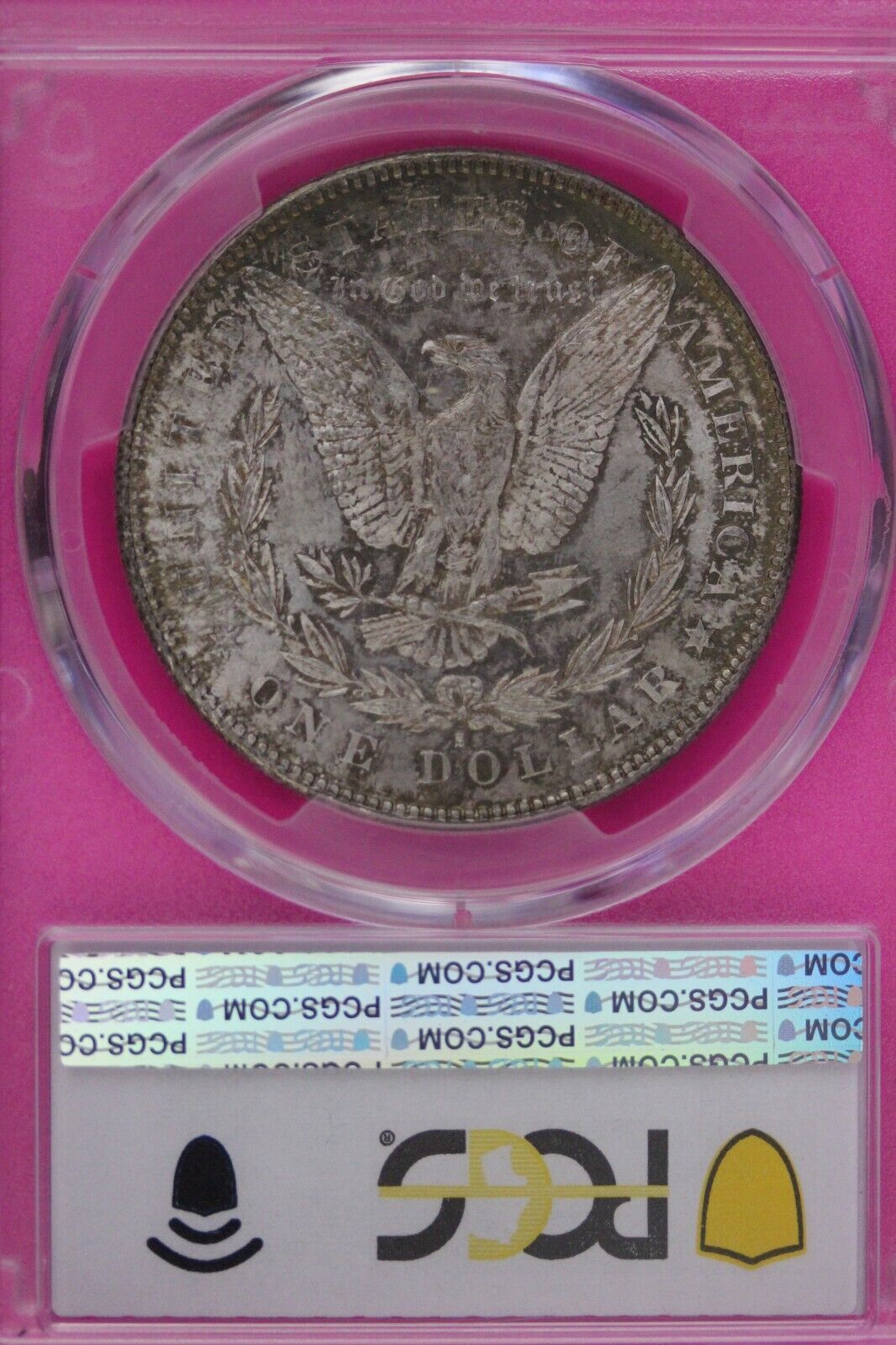 Toned 1878 S MS 64 Morgan Silver Dollar PCGS Graded Certified Authentic Slab 262
