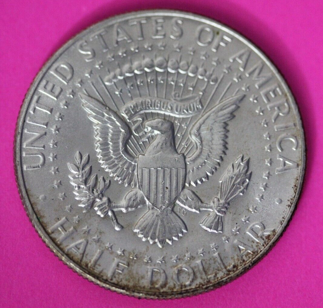 Nicely Toned 1964 P John F Kennedy Silver Half Dollar Exact Gem Coin Shown 05