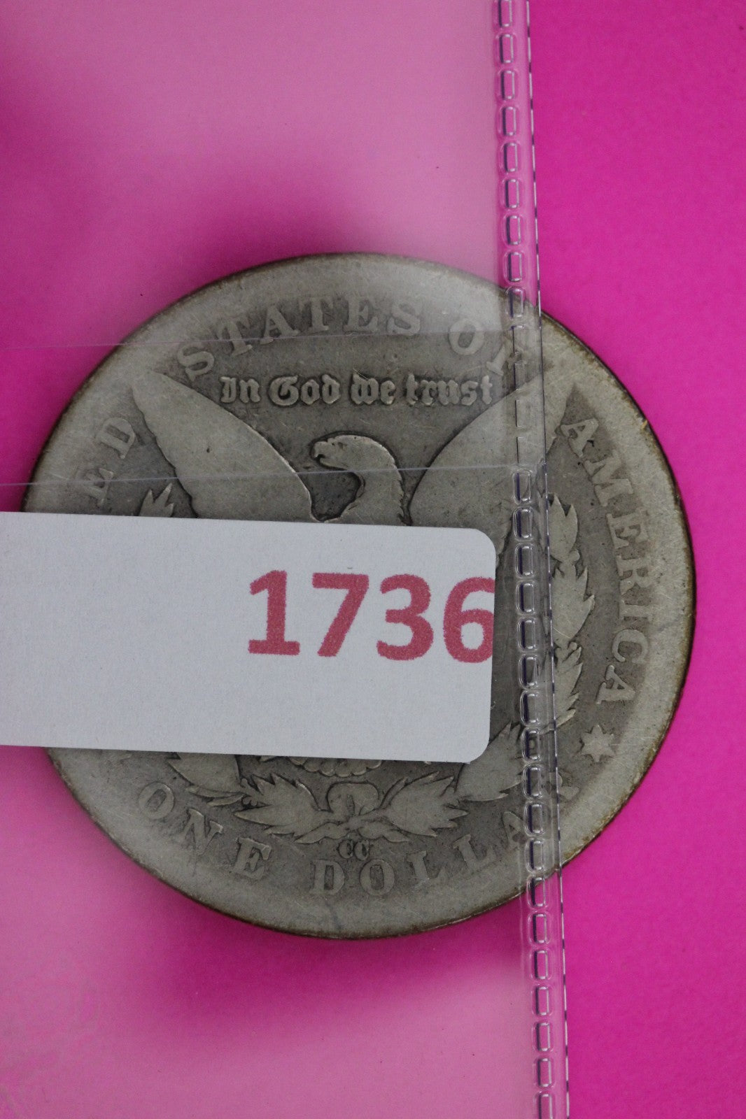 1883 CC Morgan Lady Liberty Silver Dollar Guaranteed Authentic & Genuine 1736