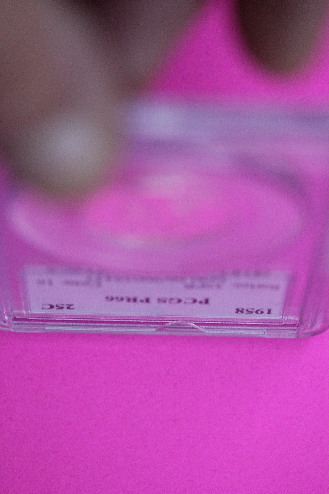 Chipped Slab 1958 PR 66 Washington Silver Quarter PCGS Certified Graded 1258