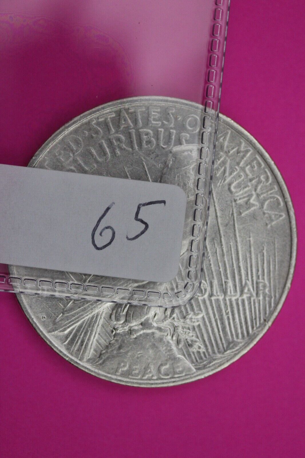 High Grade 1926 D Liberty Peace Silver Dollar Denver Mint Rare Semi Key Date 65