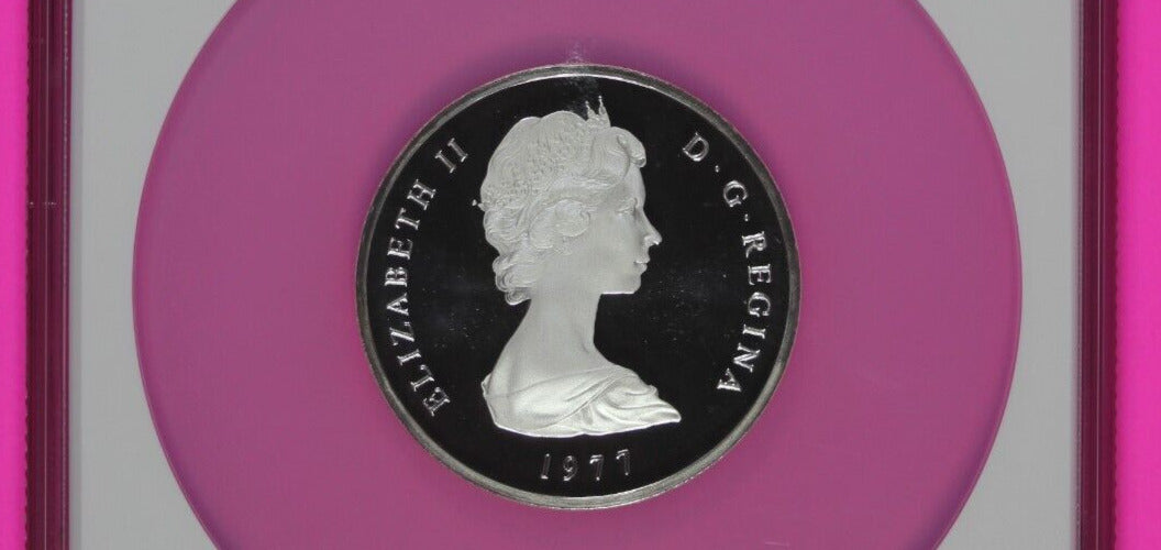 Top Pop Finest Known 1977 PF 69 Turks 50 Cr 4 Ages Of Victoria Silver NGC 7024