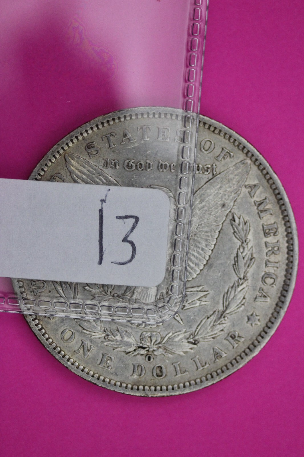 Toned 1891 O Morgan Liberty Silver Dollar New Orleans Scarce Semi Key Coin 13