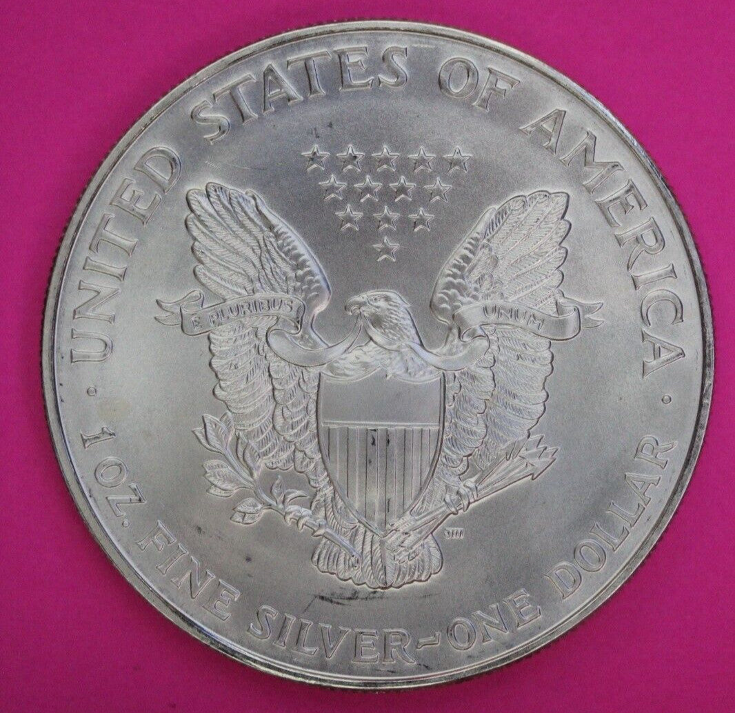 Key Date 1995 BU American Silver Eagle Key Date 1 Ounce 999 Exact Coin Shown 69