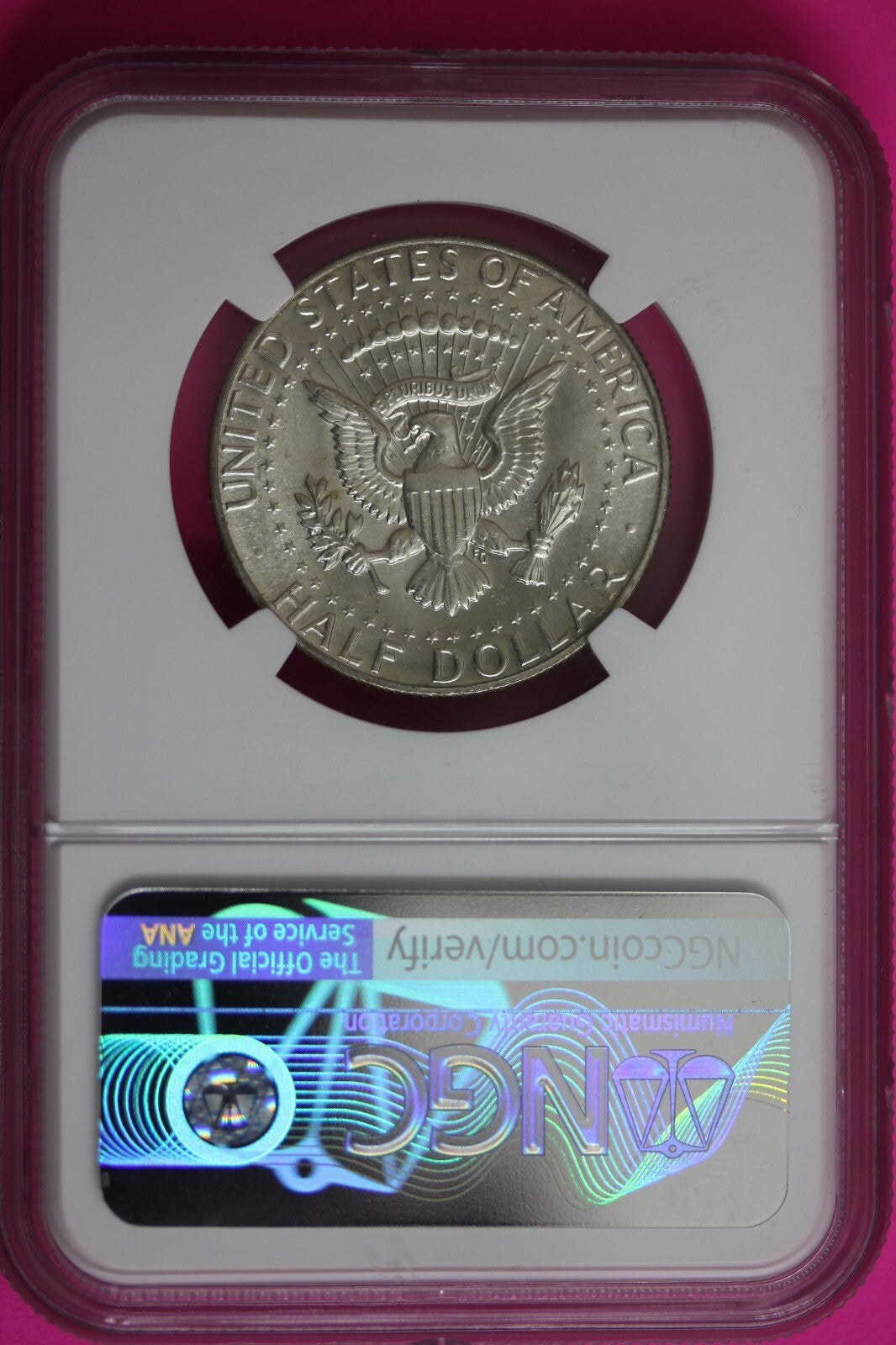 1969 D MS 64 Kennedy Half Dollar NGC Graded Certified Authentic Slab Silver 1370
