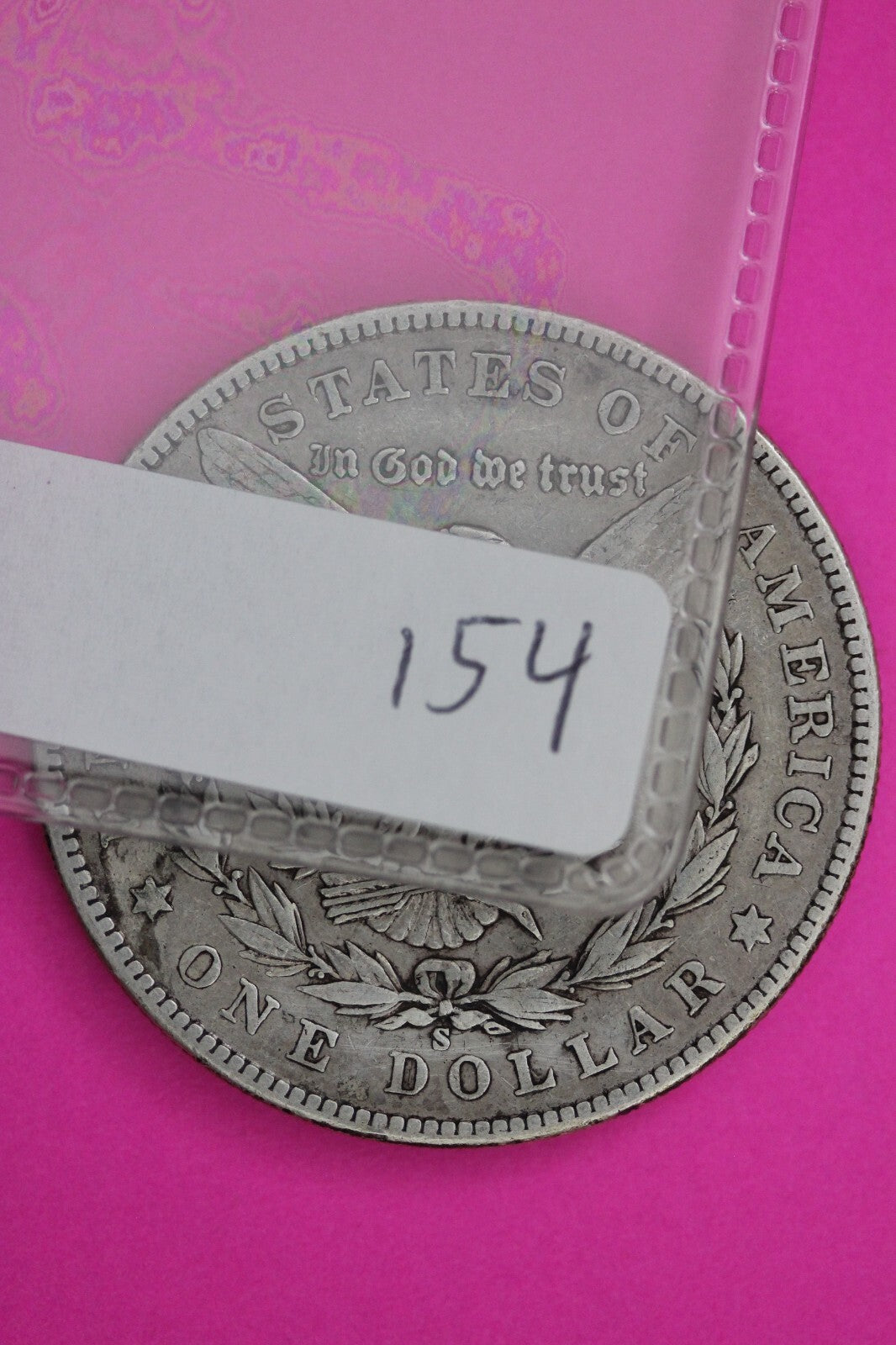 1904 S Morgan Liberty Silver Dollar San Francisco Scarce Semi Key Date Coin 154
