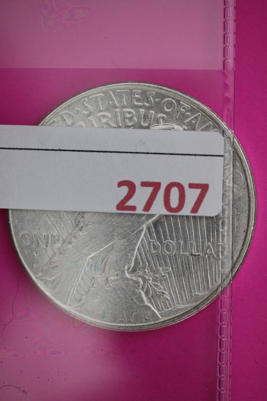 1923 D Peace Lady Liberty Semi Key Date Silver Dollar Guaranteed Authentic 2707