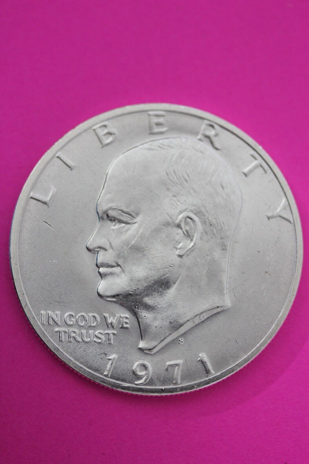 Gem BU 1971 S Ike Eisenhower 40% Silver Dollar You Get Same Coin In Pics TOM 25