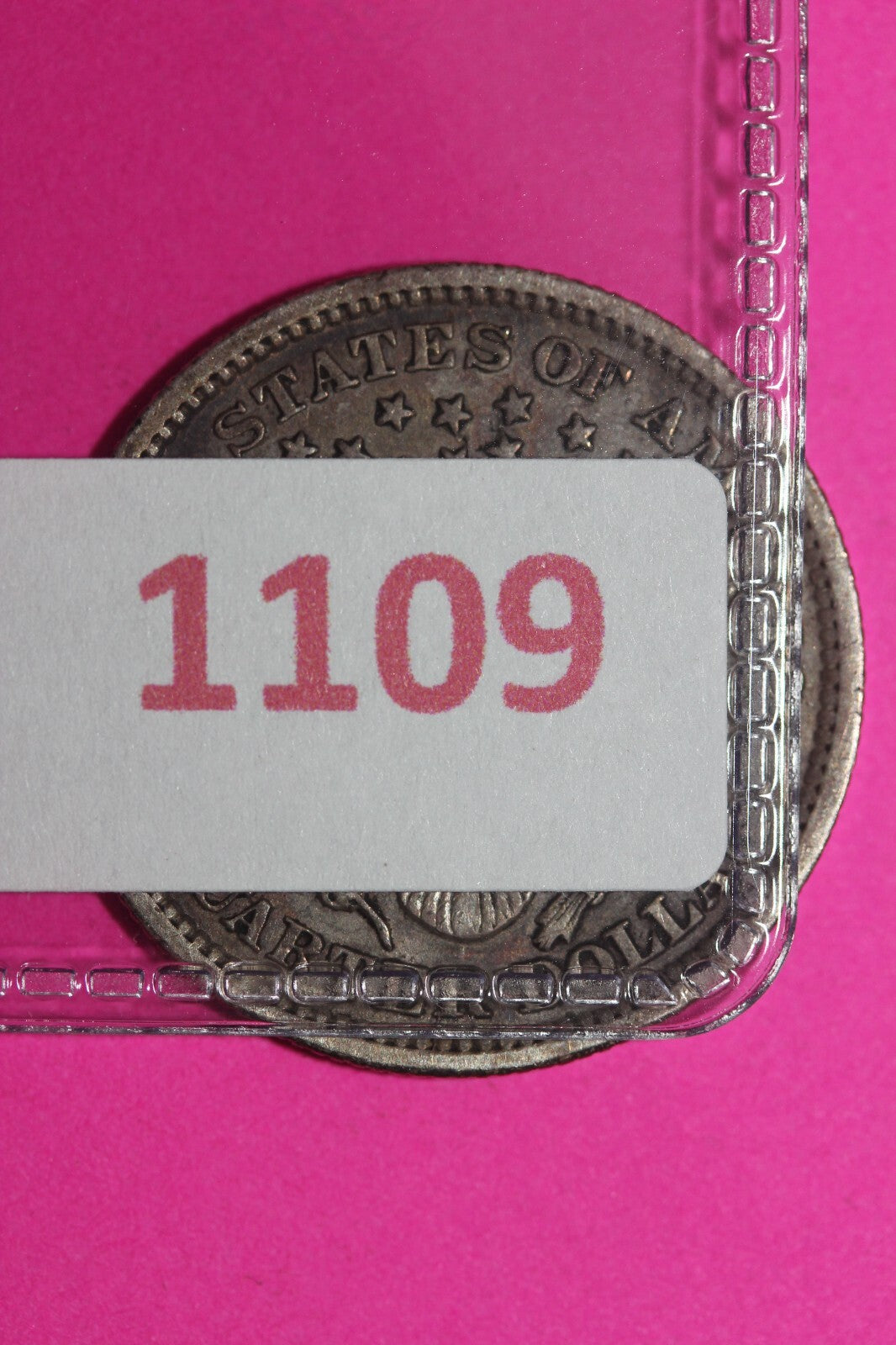 Naturally Toned 1895 P Barber Liberty Silver Quarter Guaranteed Authentic 1109