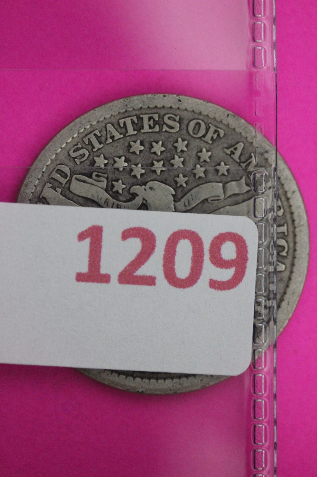 1900 S Barber Liberty Silver Quarter Guaranteed Authentic & Genuine Coin 1209