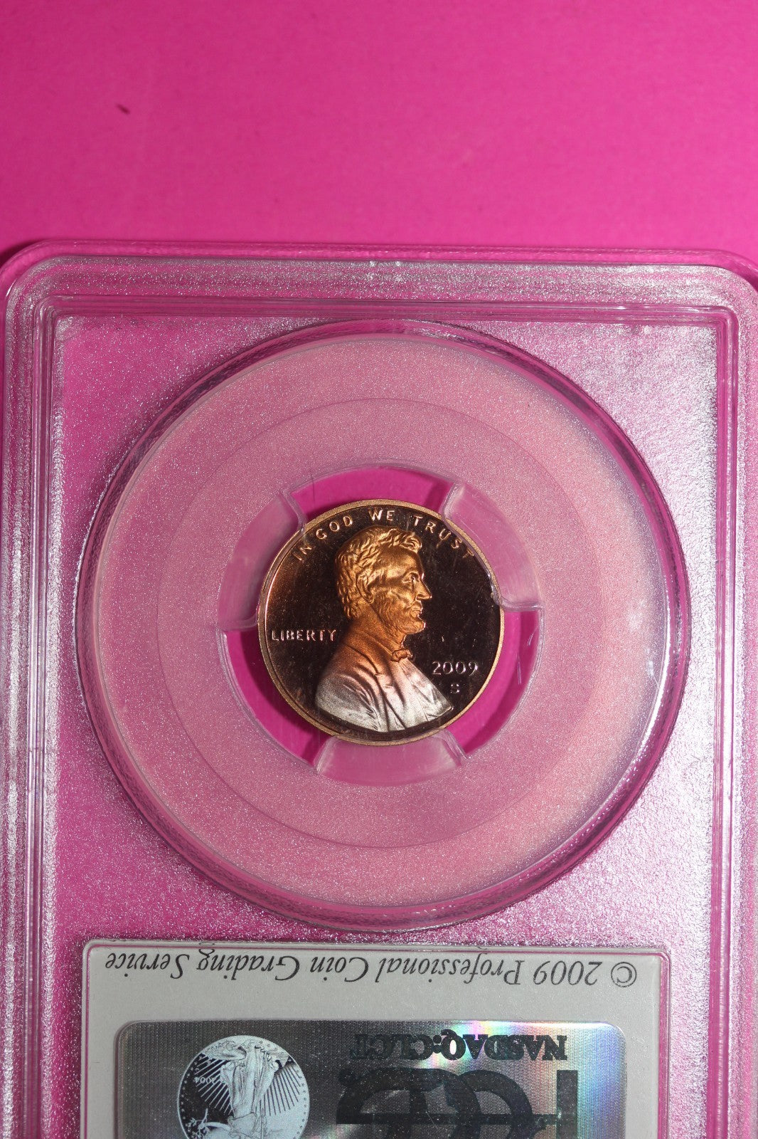 Toned 2009 S PR 69 Red Abraham Lincoln Professional DCAM PCGS Certified 1283