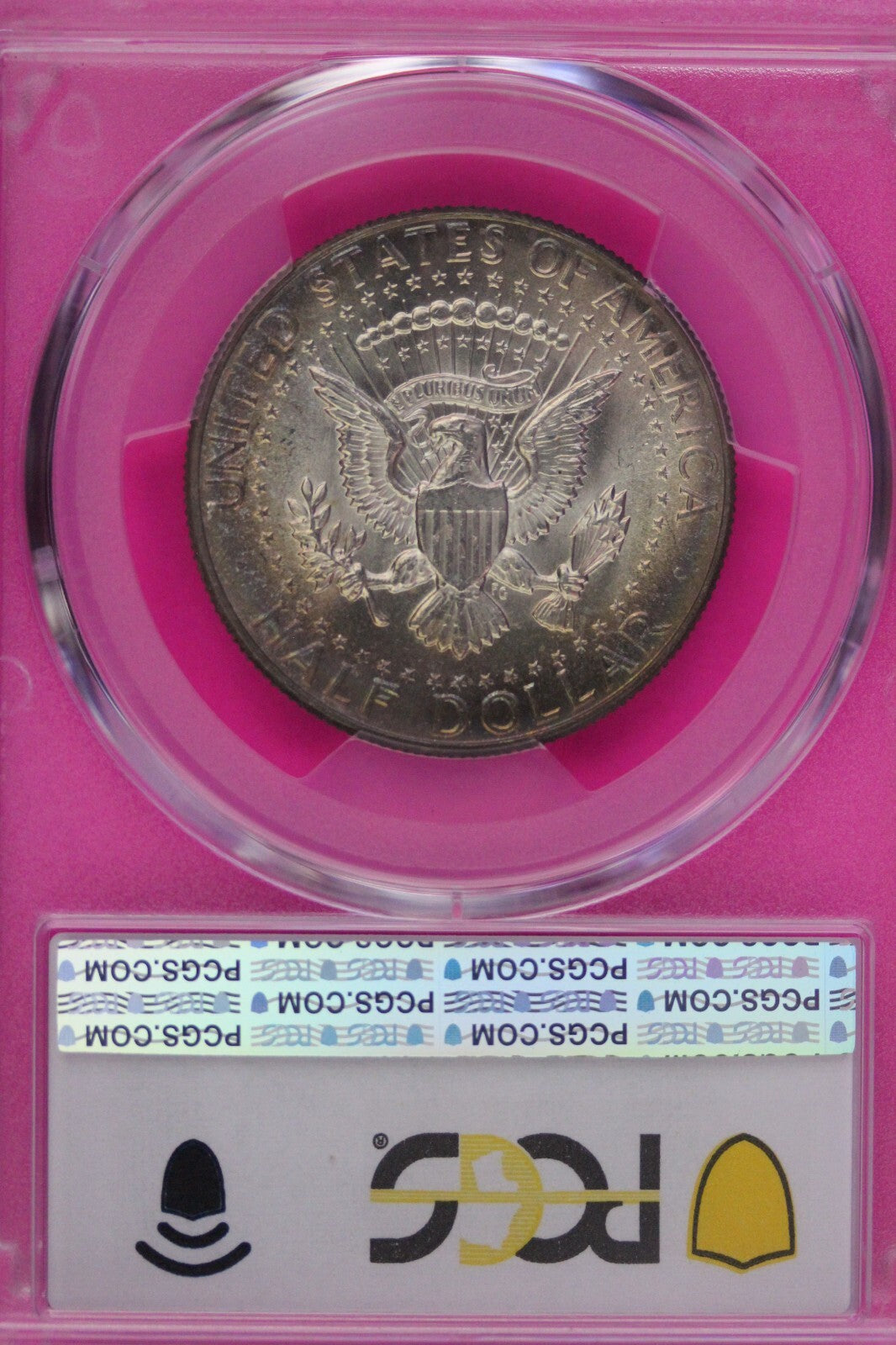 Toned 1964 P Silver MS 64 John F Kennedy Silver Half Dollar PCGS Graded 287