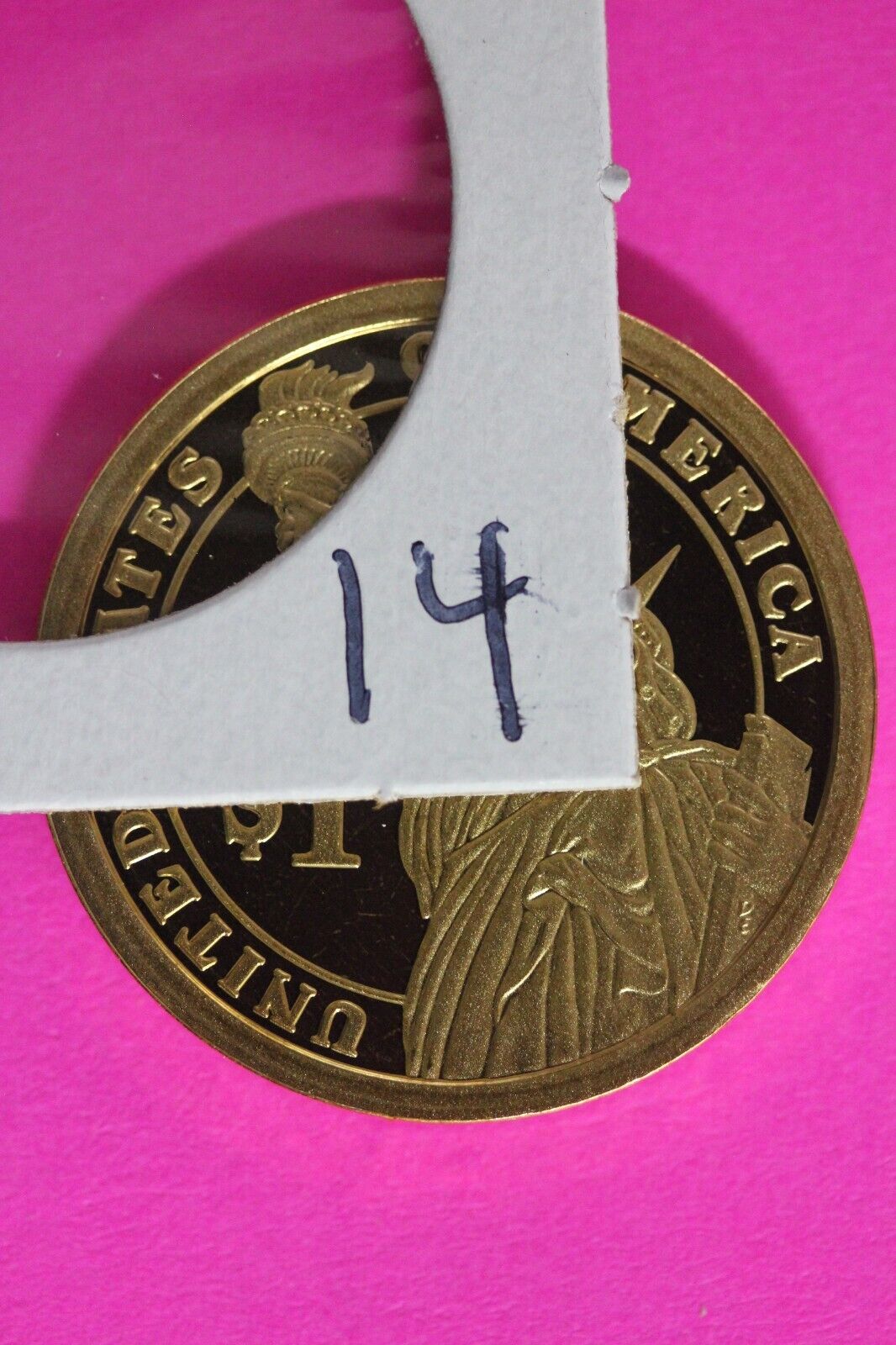 Proof 2012 S Grover Cleveland 1 Presidential Dollar DCAM Exact Coin Shown TOM 14