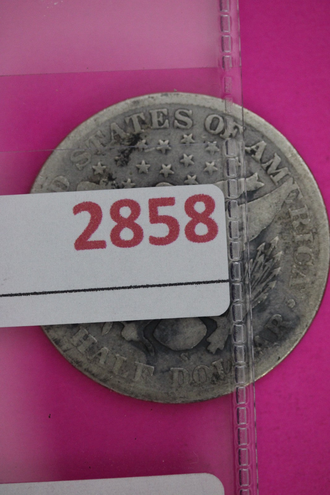 1904 S Barber Liberty Silver Half Dollar Guaranteed Authentic Genuine Coin 2858