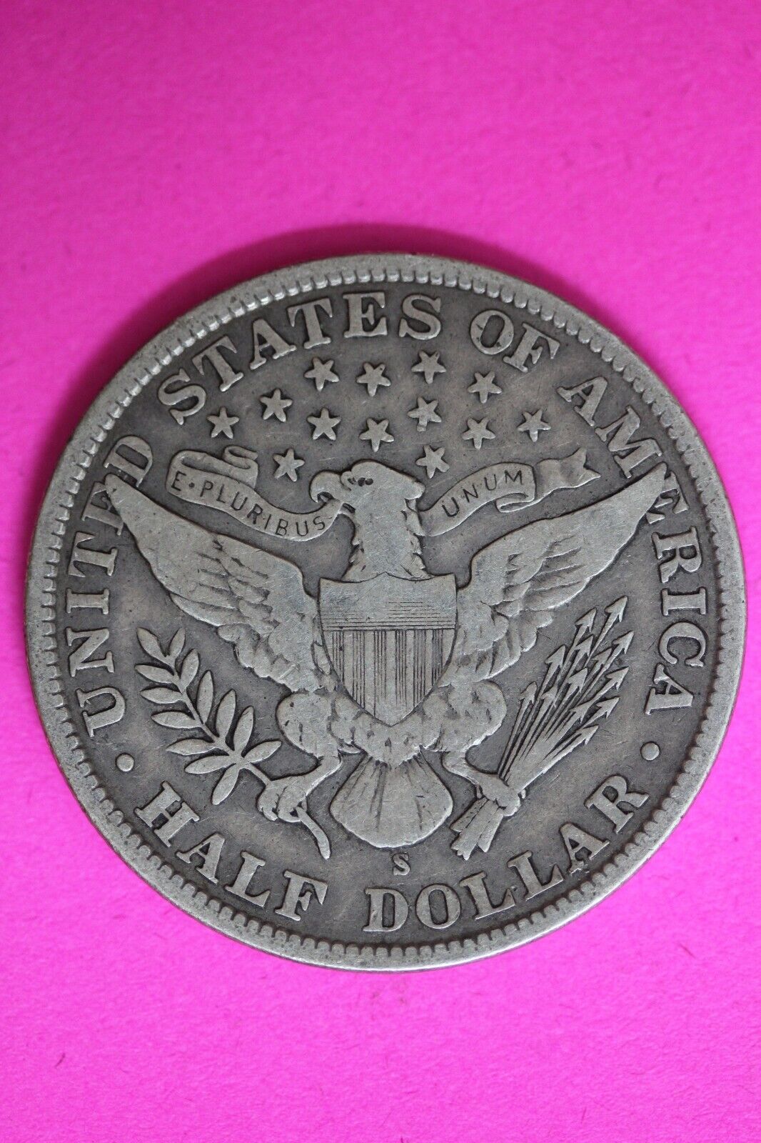 1909 S Barber Liberty Half Dollar Silver Coin Better Grade San Francisco Mint 88