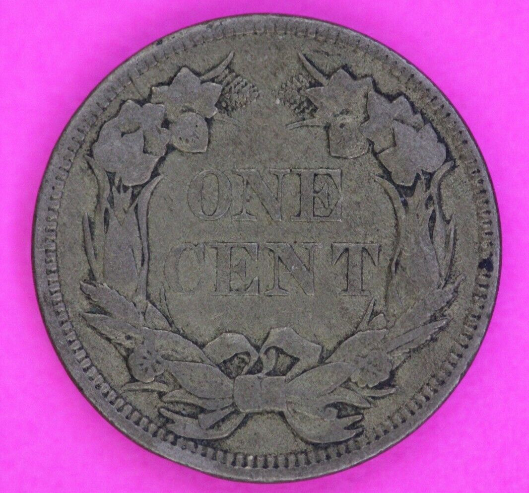 1858 Flying Eagle Cent Penny You Get The Exact Same Scarce Coin In Pics 156