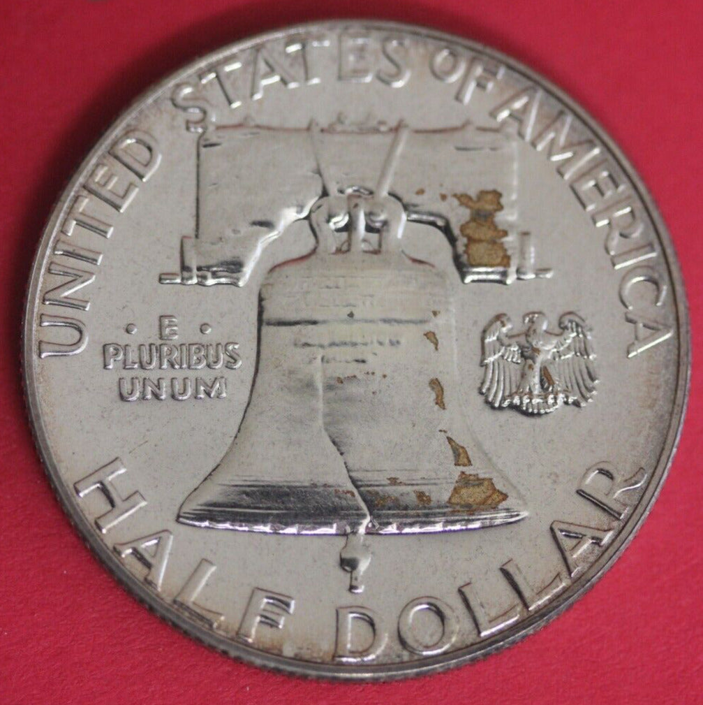 TONED 1962 Proof Ben Franklin Silver Half Dollar Exact Coin Shown OCE 83