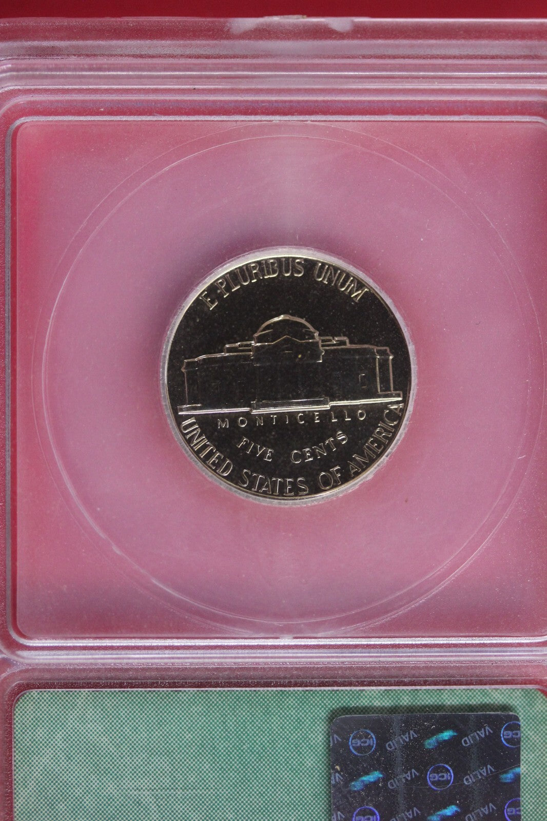 1958 PR 69 Jefferson Nickel ICG Certified Graded Authentic Slab OCE 1311