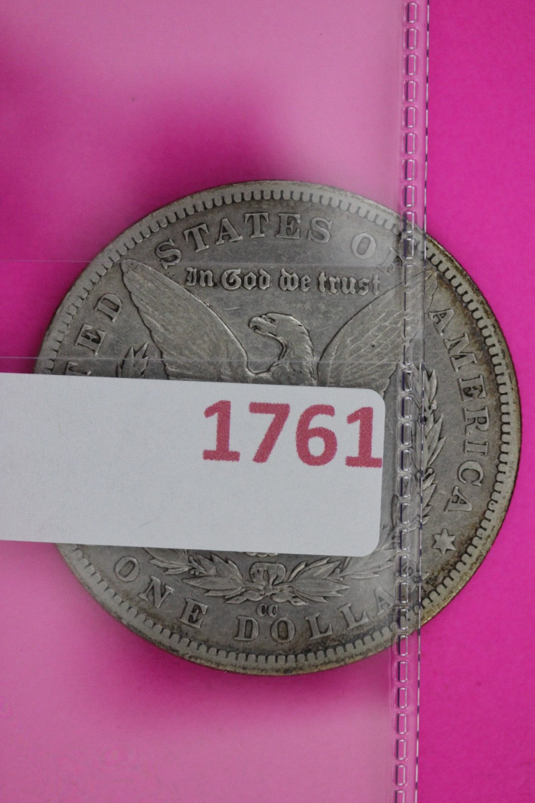 1892 CC Morgan Lady Liberty Silver Dollar Guaranteed Authentic & Genuine 1762