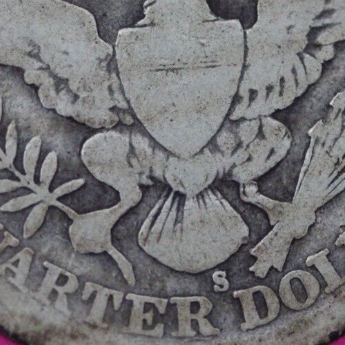 1915 S Barber Liberty Silver Quarter Scarce Semi Key Date San Francisco Mint 15