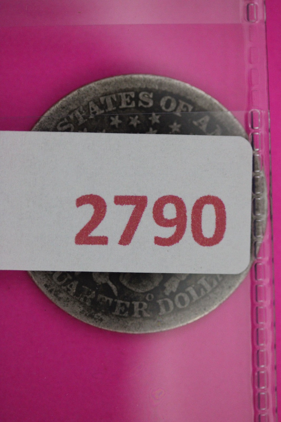 1909 O Barber Liberty Quarter Silver Exact Coin Shown Low Grade Filler 2790